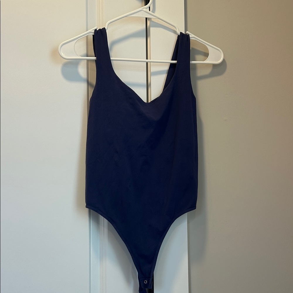 Free People Navy Bodysuit